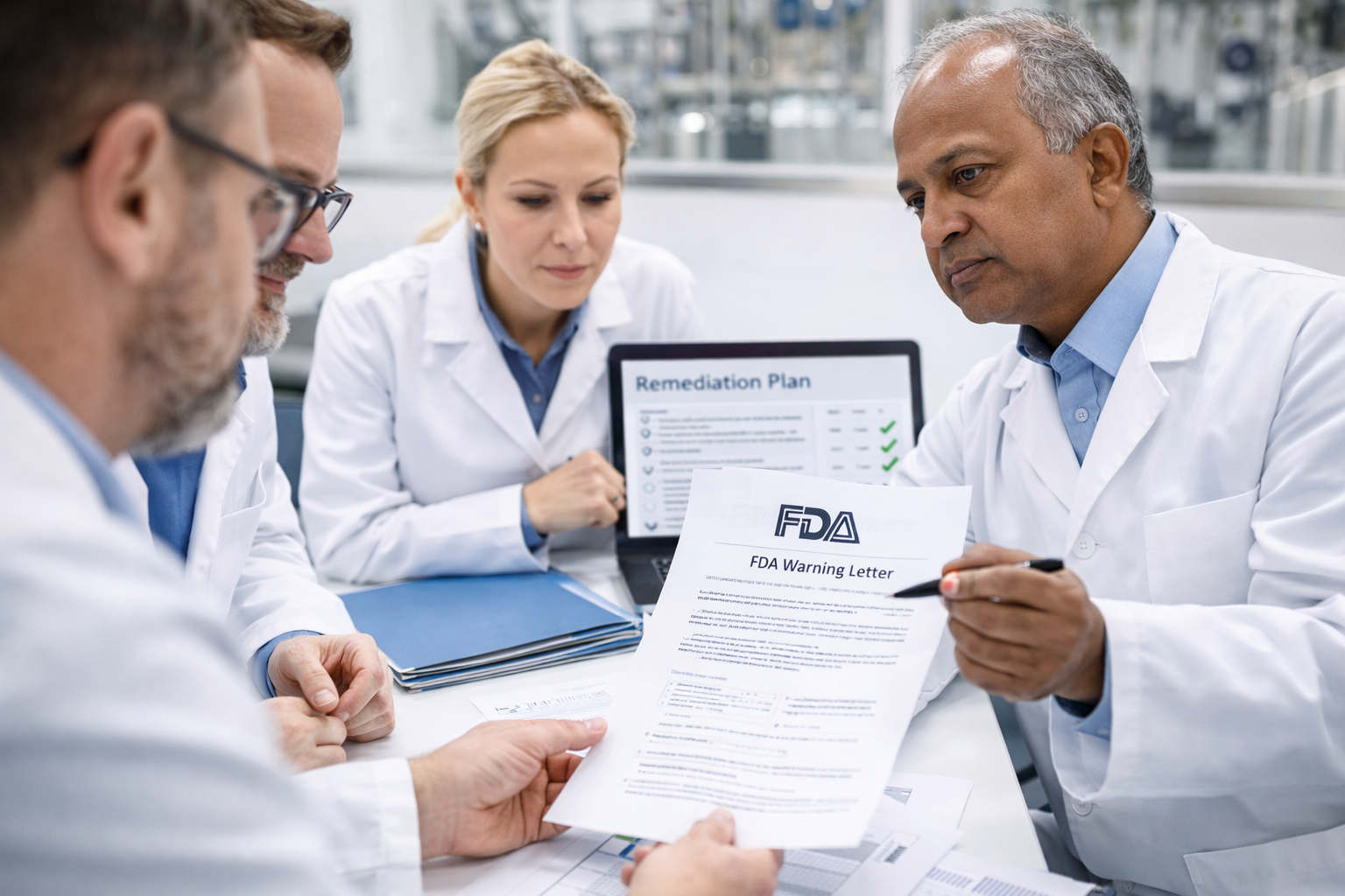 FDA Warning Letter Remediation