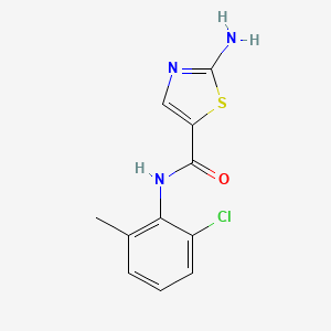 2-Amino-N-(2-chloro-6-methylphenyl)-1,3-thiazole-5-carboxamide
