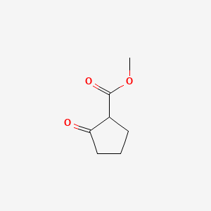 Cyclopentanecarboxylic acid, 2-oxo-, methyl ester