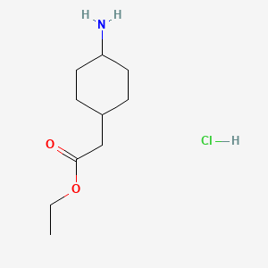 Ethyl trans-2-(4-Aminocyclohexyl)acetate Hydrochloride