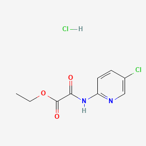 Ethyl 2-((5-chloropyridin-2-yl)amino)-2-oxoacetate hydrochloride