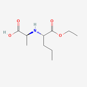 (2S)-2-[[(2S)-1-ethoxy-1-oxopentan-2-yl]amino]propanoic acid