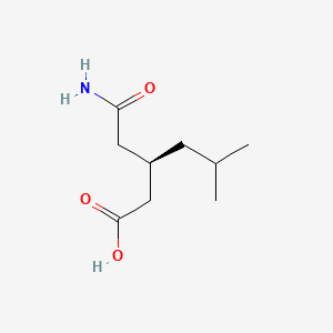 (3R)-3-(2-Amino-2-oxoethyl)-5-methylhexanoic acid