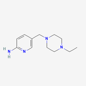5-[(4-Ethyl-1-piperazinyl)methyl]-2-pyridinamine