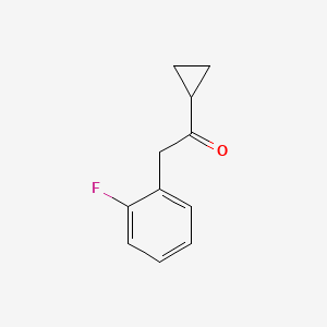 1-Cyclopropyl-2-(2-fluorophenyl)ethanone