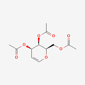 2,6-anhydro-5-deoxy-D-arabino-hex-5-enitol triacetate