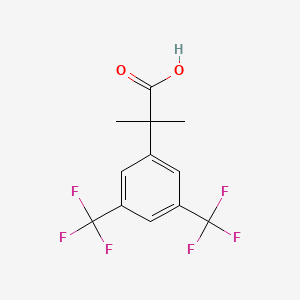 2-(3,5-Bis(trifluoromethyl)phenyl)-2-methylpropanoic acid