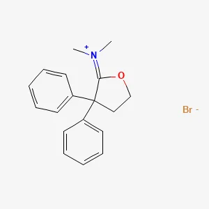 (Dihydro-3,3-diphenyl-3H-furan-2-ylidene)dimethylammonium bromide