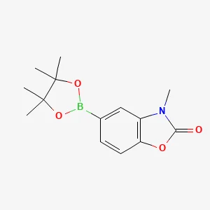 3-Methyl-5-(4,4,5,5-tetramethyl-1,3,2-dioxaborolan-2-yl)benzo(d)oxazol-2(3H)-one