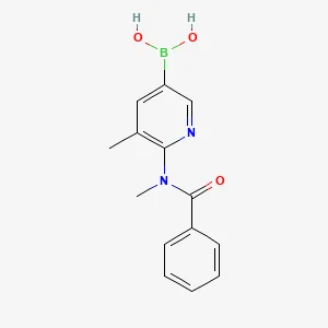 Boronic acid, (6-(benzoylmethylamino)-5-methyl-3-pyridinyl)-