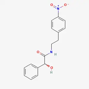 (R)-2-Hydroxy-N-(4-nitrophenethyl)-2-phenylacetamide