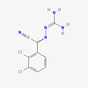 2-[Cyano(2,3-dichlorophenyl)methylene]hydrazinecarboximidamide