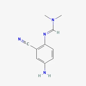 (E)-N’-(4-Amino-2-cyanophenyl)-N,N-dimethylformimidamide