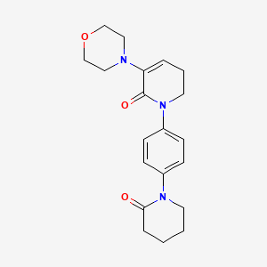 5-Morpholin-4-yl-1-[4-(2-oxopiperidin-1-yl)phenyl]-2,3-dihydropyridin-6-one
