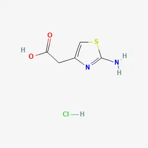 (2-Amino-1,3-thiazol-4-yl)acetic acid–hydrogen chloride (1/1)