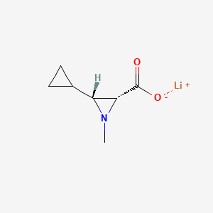 Lithium (2R,3R)-3-Cyclopropyl-1-methylaziridine-2-carboxylate