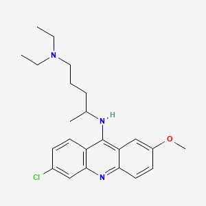 (+-)-Quinacrine