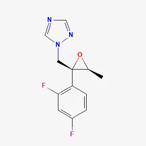 1-((2-(2,4-Difluorophenyl)-3-methyloxiran-2-yl)methyl)-1H-1,2,4-triazole, (2R-cis)-