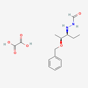 N’-((2S,3S)-2-(Benzyloxy)pentan-3-yl)formohydrazide oxalate