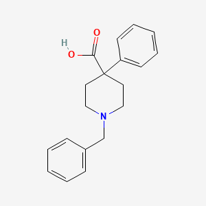 4-Phenyl-1-(phenylmethyl)-4-piperidinecarboxylic acid