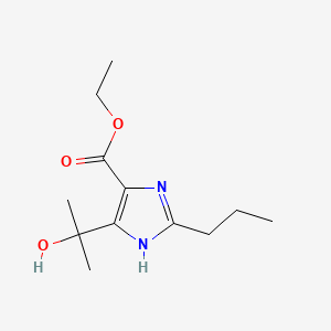 Ethyl 4-(2-hydroxypropan-2-yl)-2-propyl-1H-imidazole-5-carboxylate