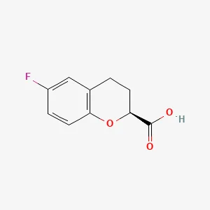 (2S)-6-fluoro-3,4-dihydro-2H-1-Benzopyran-2-carboxylic acid