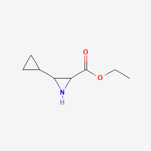 Ethyl (2R,3R)-3-cyclopropylaziridine-2-carboxylate