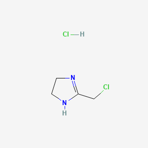 2-(chloromethyl)-4,5-dihydro-1H-imidazole hydrochloride