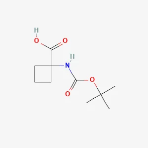 Cyclobutanecarboxylic acid, 1-(((1,1-dimethylethoxy)carbonyl)amino)-
