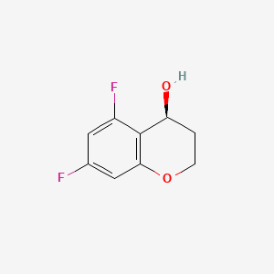 (4S)-5,7-difluoro-3,4-dihydro-2H-1-benzopyran-4-ol