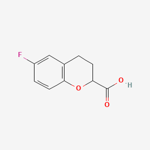 6-Fluoro-3,4-dihydro-2H-1-benzopyran-2-carboxylic acid