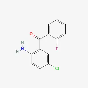 2-Amino-5-chloro-2′-fluorobenzophenone