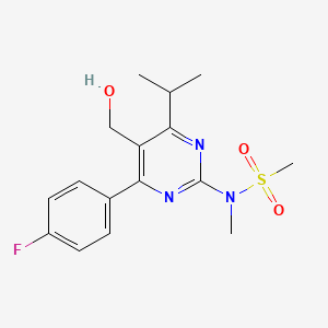 N-(4-(4-fluorophenyl)-5-(hydroxymethyl)-6-isopropylpyrimidin-2-yl)-N-methylmethanesulfonamide