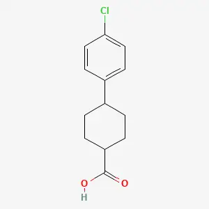 4-(4-Chlorophenyl)cyclohexane-1-carboxylic acid