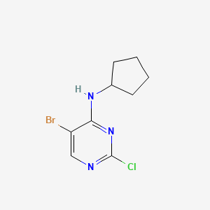 5-Bromo-2-chloro-N-cyclopentyl-4-pyrimidinamine