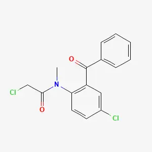 N-(2-Benzoyl-4-chlorophenyl)-2-chloro-N-methylacetamide