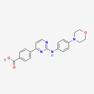 4-(2-((4-(4-Morpholinyl)phenyl)amino)-4-pyrimidinyl)benzoic acid