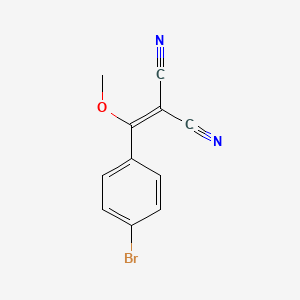 2-((4-Bromophenyl)(methoxy)methylene)malononitrile
