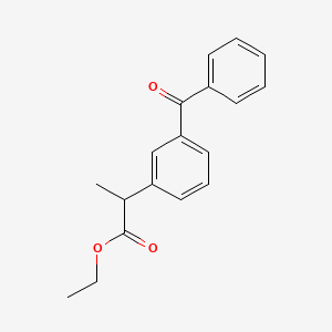 Ethyl 2-(3-benzoylphenyl)propanoate
