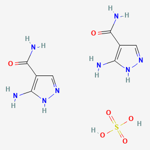 3-Amino-4-carboxamidopyrazole hemisulfate