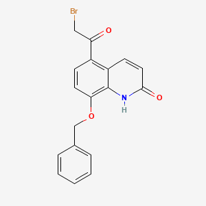 8-Benzyloxy-5-(2-bromoacetyl)-2-hydroxyquinoline