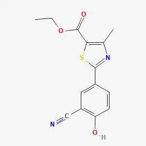 Ethyl 2-(3-cyano-4-hydroxyphenyl)-4-methyl-5-thiazolecarboxylate