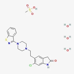 Ziprasidone mesylate trihydrate