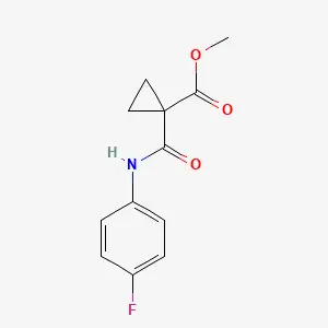 Methyl 1-((4-fluorophenyl)carbamoyl)cyclopropane carboxylate