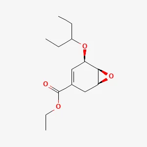 ethyl (1S,5R,6S)-5-(1-ethylpropoxy)-7-oxabicyclo[4.1.0]hept-3-ene-3-carboxylate