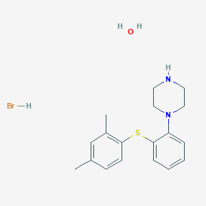 Vortioxetine hydrobromide monohydrate