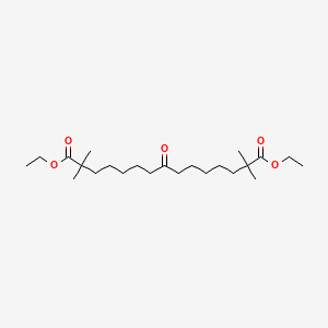 1,15-Diethyl 2,2,14,14-tetramethyl-8-oxopentadecanedioate