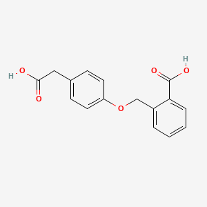 2-((4-Carboxymethylphenoxy)methyl)benzoic acid