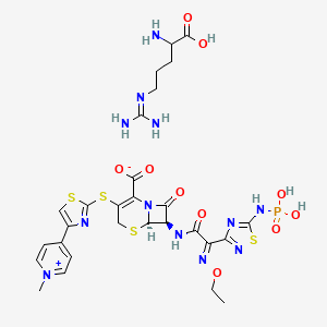 Ceftaroline fosamil dl arginine