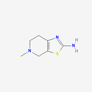 5-methyl-4H,5H,6H,7H-[1,3]thiazolo[5,4-c]pyridin-2-amine
